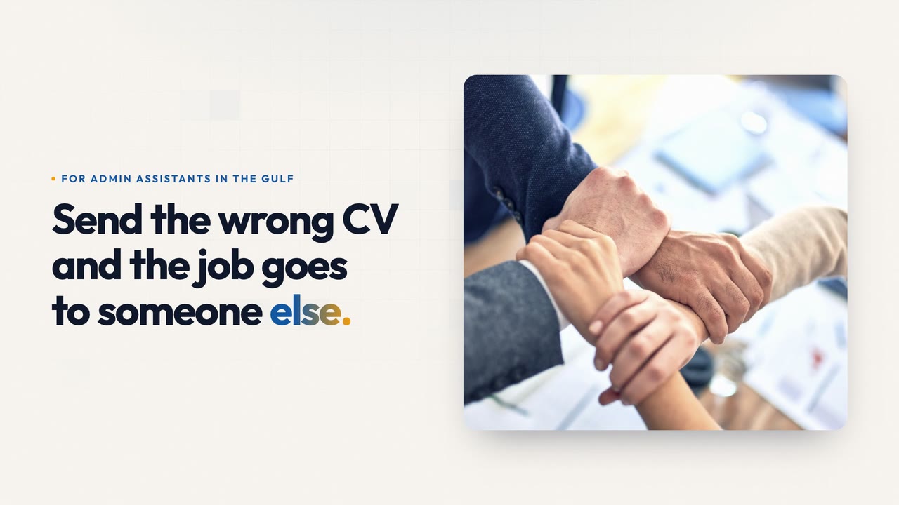 For admin assistants in the Gulf