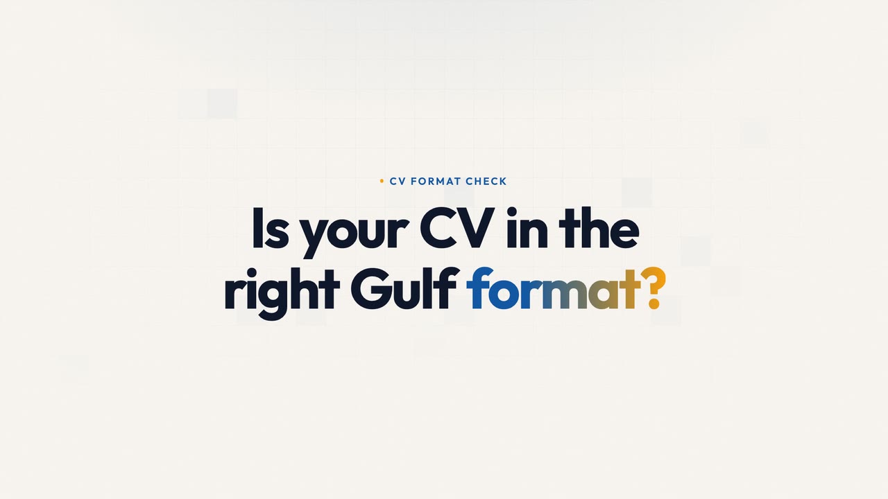 CV format check