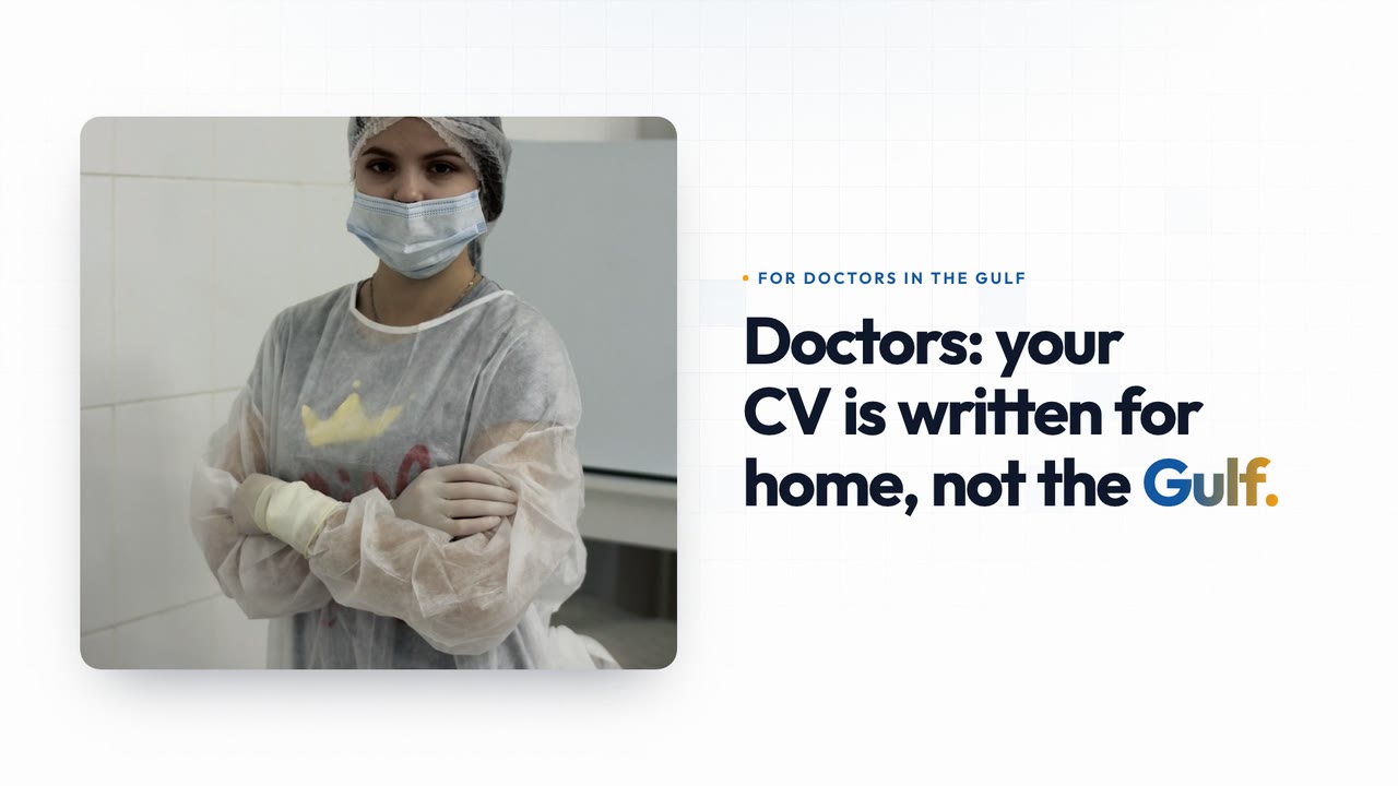 For doctors in the Gulf
