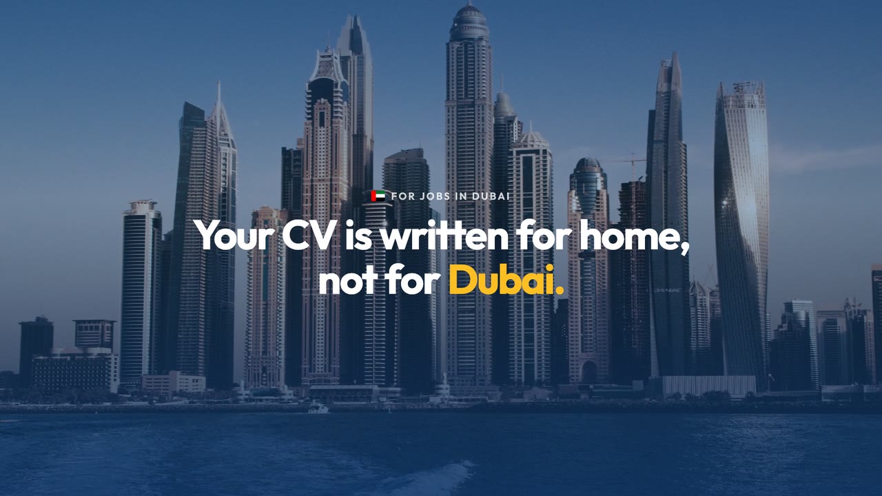 For jobs in Dubai