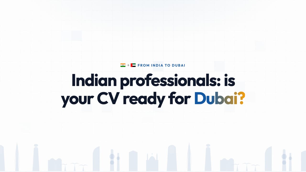 From India to Dubai