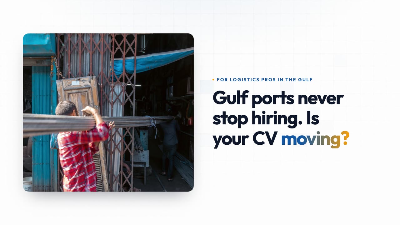 For logistics pros in the Gulf