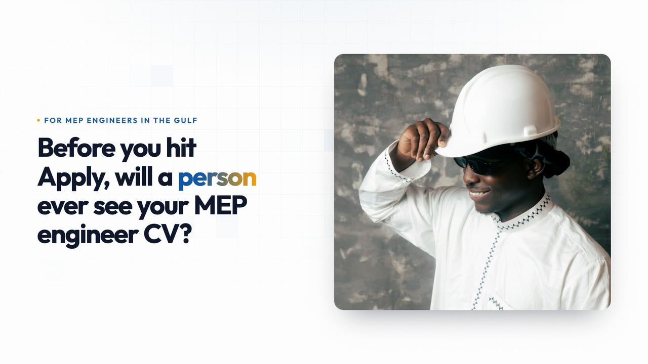 For MEP engineers in the Gulf