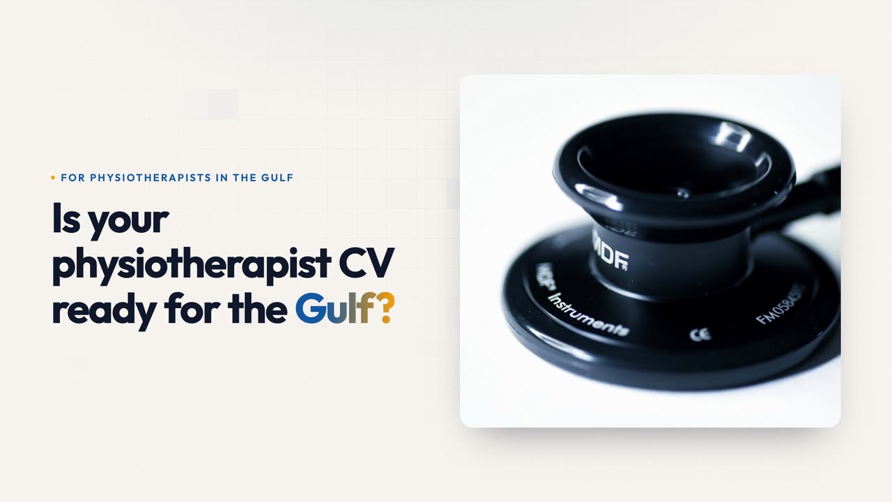 For physiotherapists in the Gulf