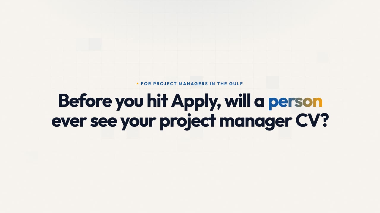 For project managers in the Gulf