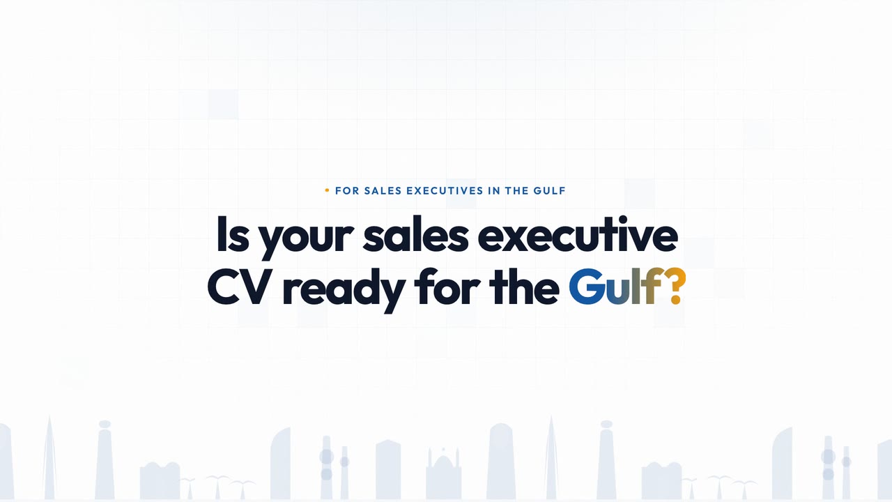 For sales executives in the Gulf