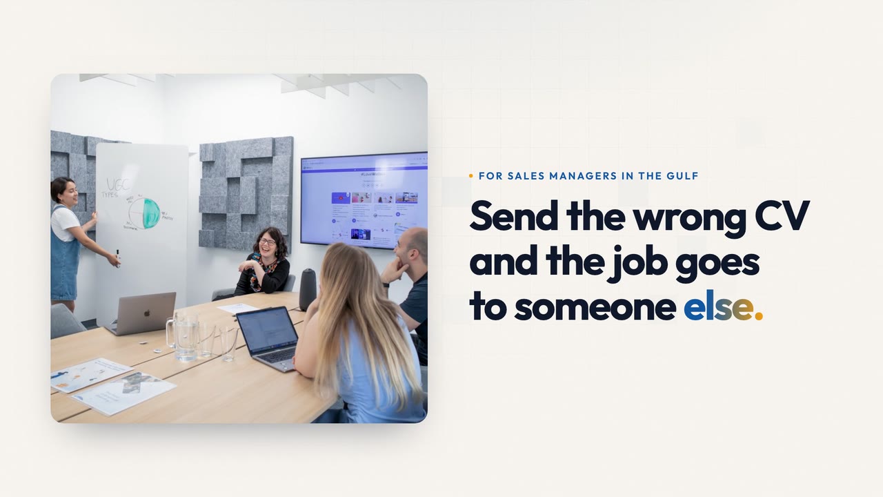 For sales managers in the Gulf