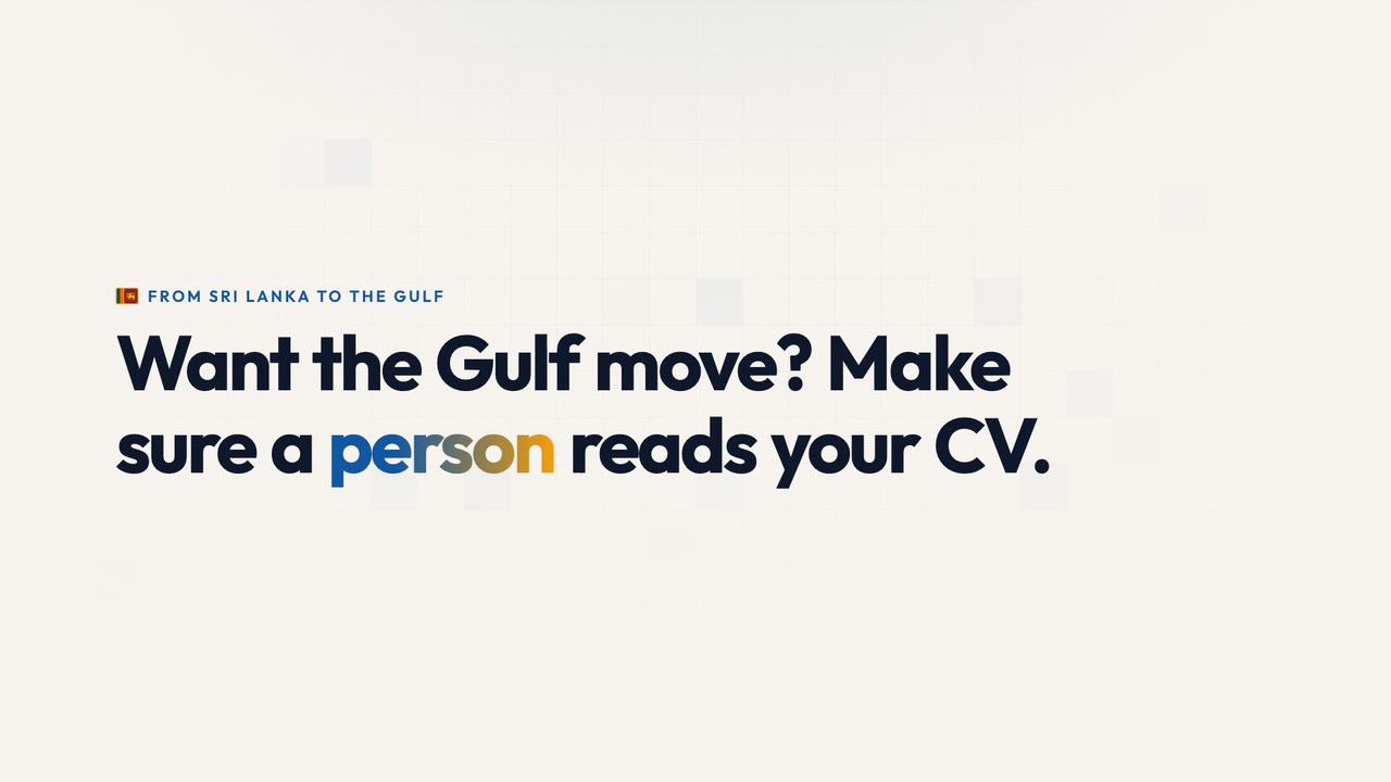 From Sri Lanka to the Gulf