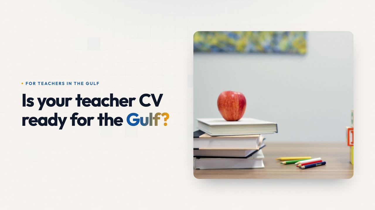 For teachers in the Gulf
